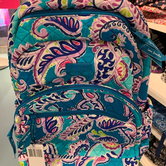 vera bradley paisley backpack